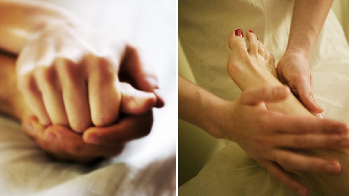 Kvinna, 55, fick orgasm genom sin fot 